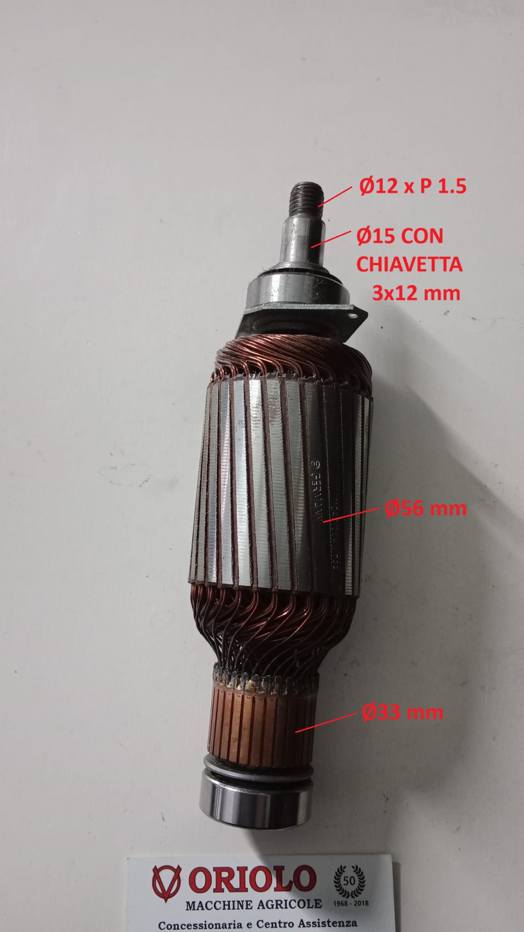 INDOTTO PER DINAMO ORIGINALE BOSCH DIAM 56 mm